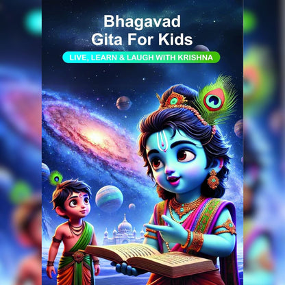 Bhagavad Gita for Kids + Ramayan + FREE COLORING BOOK + FREE WALL ART