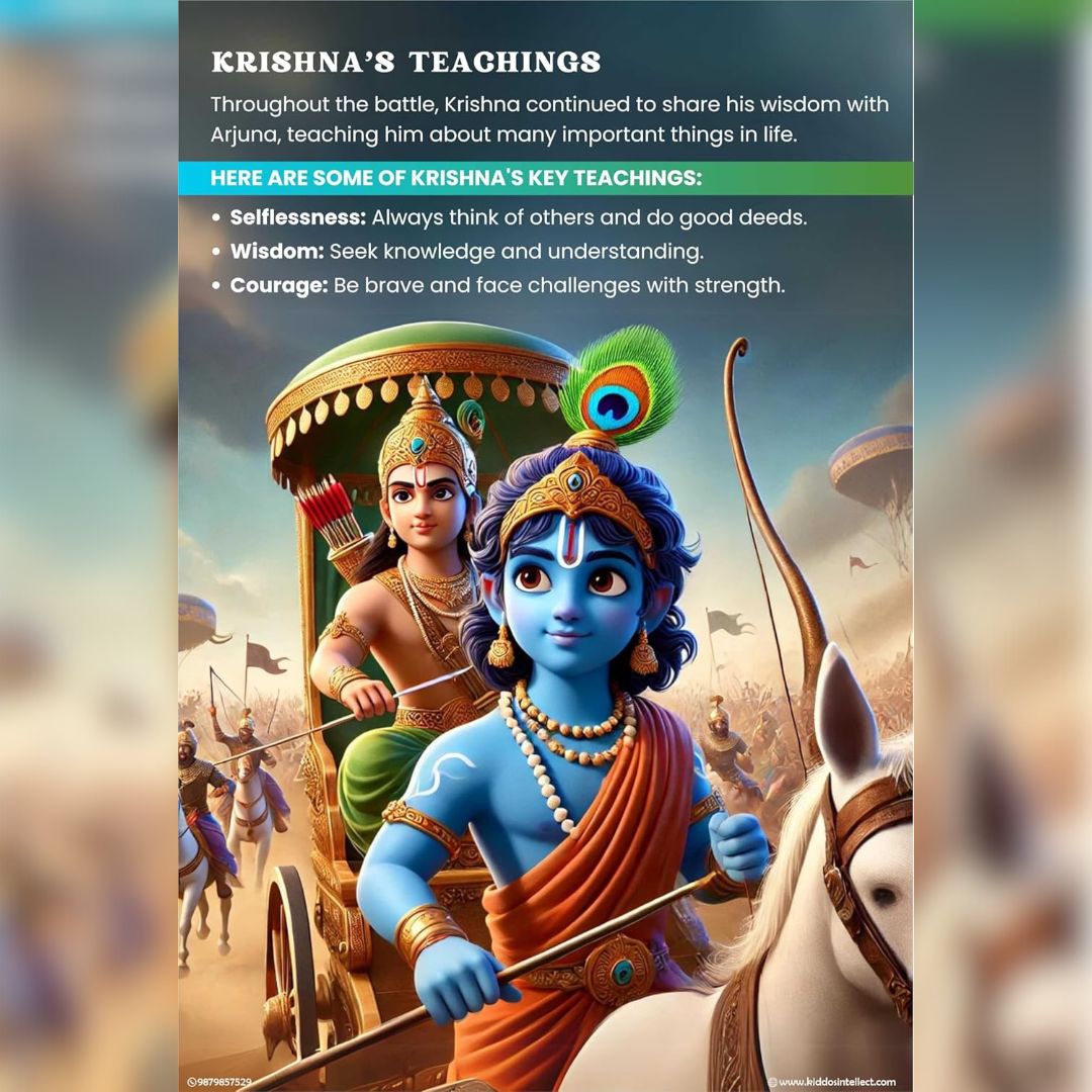 Bhagavad Gita for Kids + Ramayan + FREE COLORING BOOK + FREE WALL ART