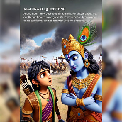 Bhagavad Gita for Kids + Ramayan + FREE COLORING BOOK + FREE WALL ART