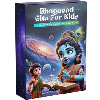 Bhagavad Gita for Kids + Ramayan + FREE COLORING BOOK + FREE WALL ART