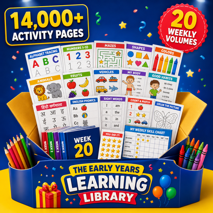 Pre-Schooler Learning Mega Bundle